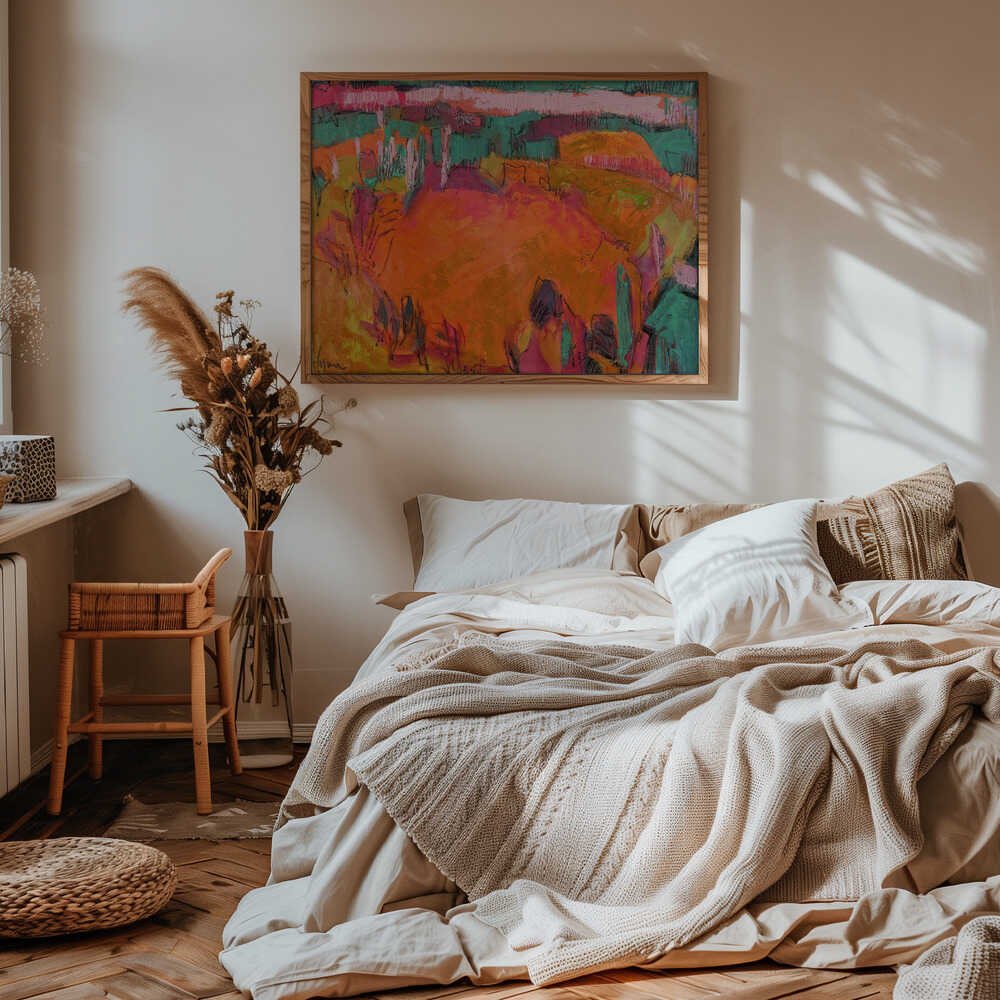 Wind at Her Back - Stretched Canvas, Poster or Fine Art Print - I Heart Wall Art - Poster Print, Canvas Print or Framed Art Print