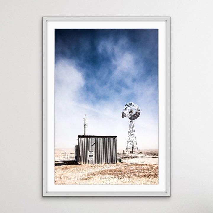 Windmill - Australian Landscape Outback Photographic Print - I Heart Wall Art