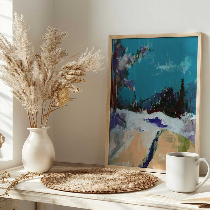 Winter Scene In the Forest 1 - Stretched Canvas, Poster or Fine Art Print - I Heart Wall Art - Poster Print, Canvas Print or Framed Art Print
