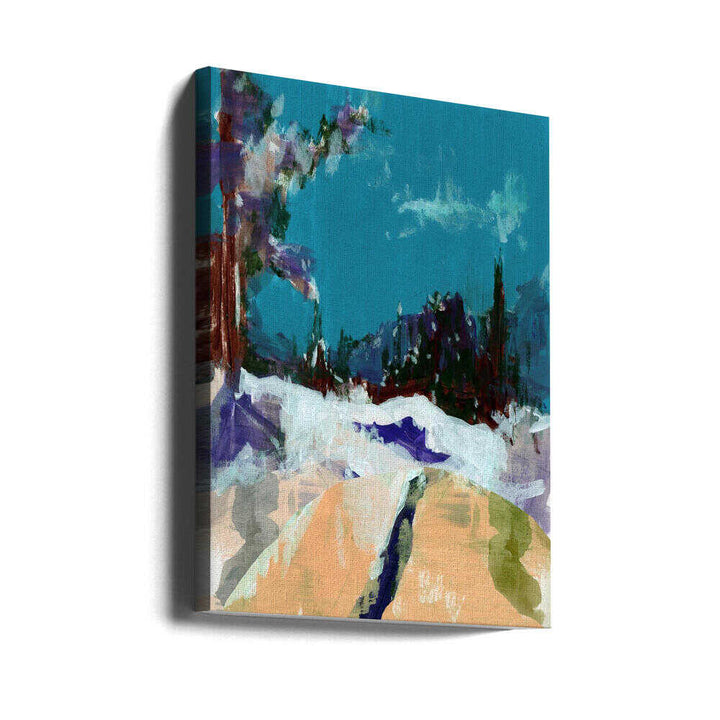 Winter Scene In the Forest 1 - Stretched Canvas, Poster or Fine Art Print - I Heart Wall Art - Poster Print, Canvas Print or Framed Art Print