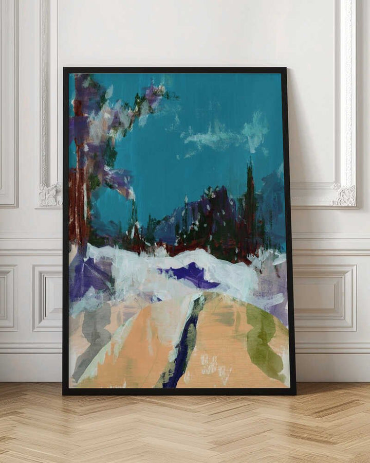 Winter Scene In the Forest 1 - Stretched Canvas, Poster or Fine Art Print - I Heart Wall Art - Poster Print, Canvas Print or Framed Art Print