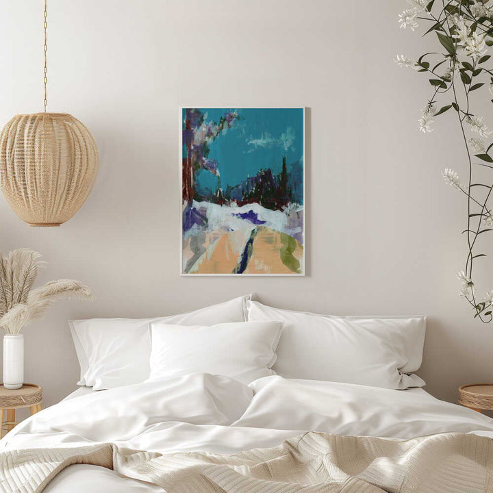 Winter Scene In the Forest 1 - Stretched Canvas, Poster or Fine Art Print - I Heart Wall Art - Poster Print, Canvas Print or Framed Art Print