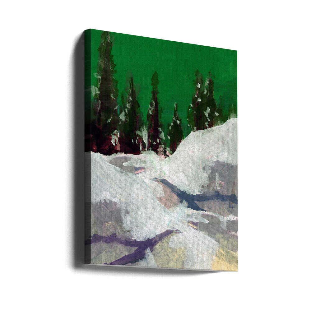 Winter Scene In the Forest 2 - Stretched Canvas, Poster or Fine Art Print - I Heart Wall Art - Poster Print, Canvas Print or Framed Art Print