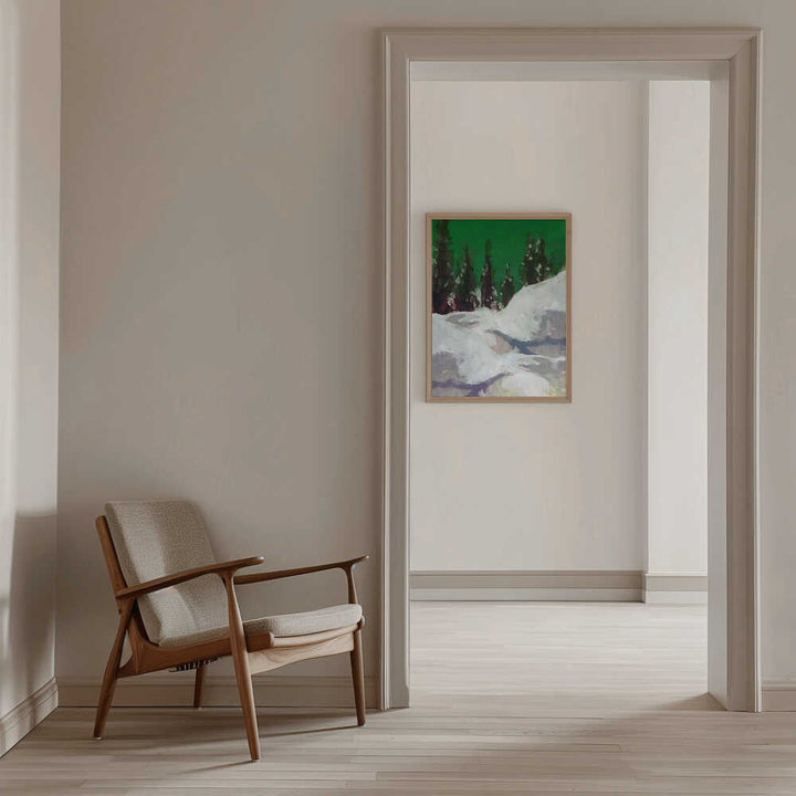 Winter Scene In the Forest 2 - Stretched Canvas, Poster or Fine Art Print - I Heart Wall Art - Poster Print, Canvas Print or Framed Art Print