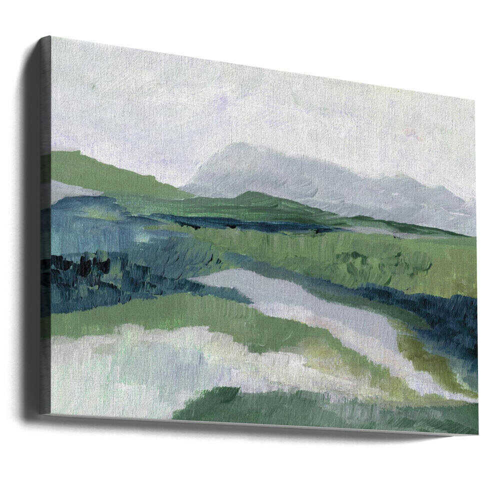 Winter View landscape - Stretched Canvas, Poster or Fine Art Print - I Heart Wall Art - Poster Print, Canvas Print or Framed Art Print