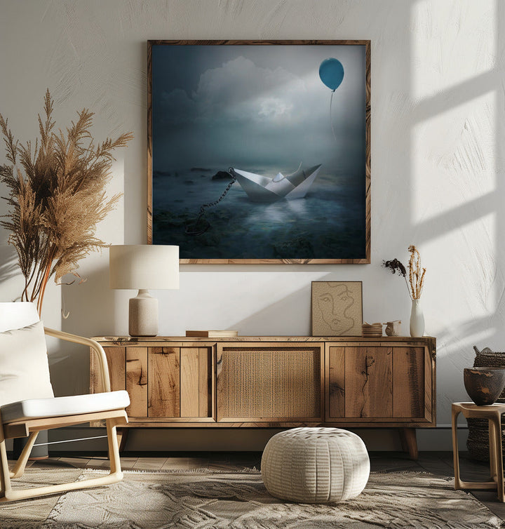 Without choice - Square Stretched Canvas, Poster or Fine Art Print I Heart Wall Art