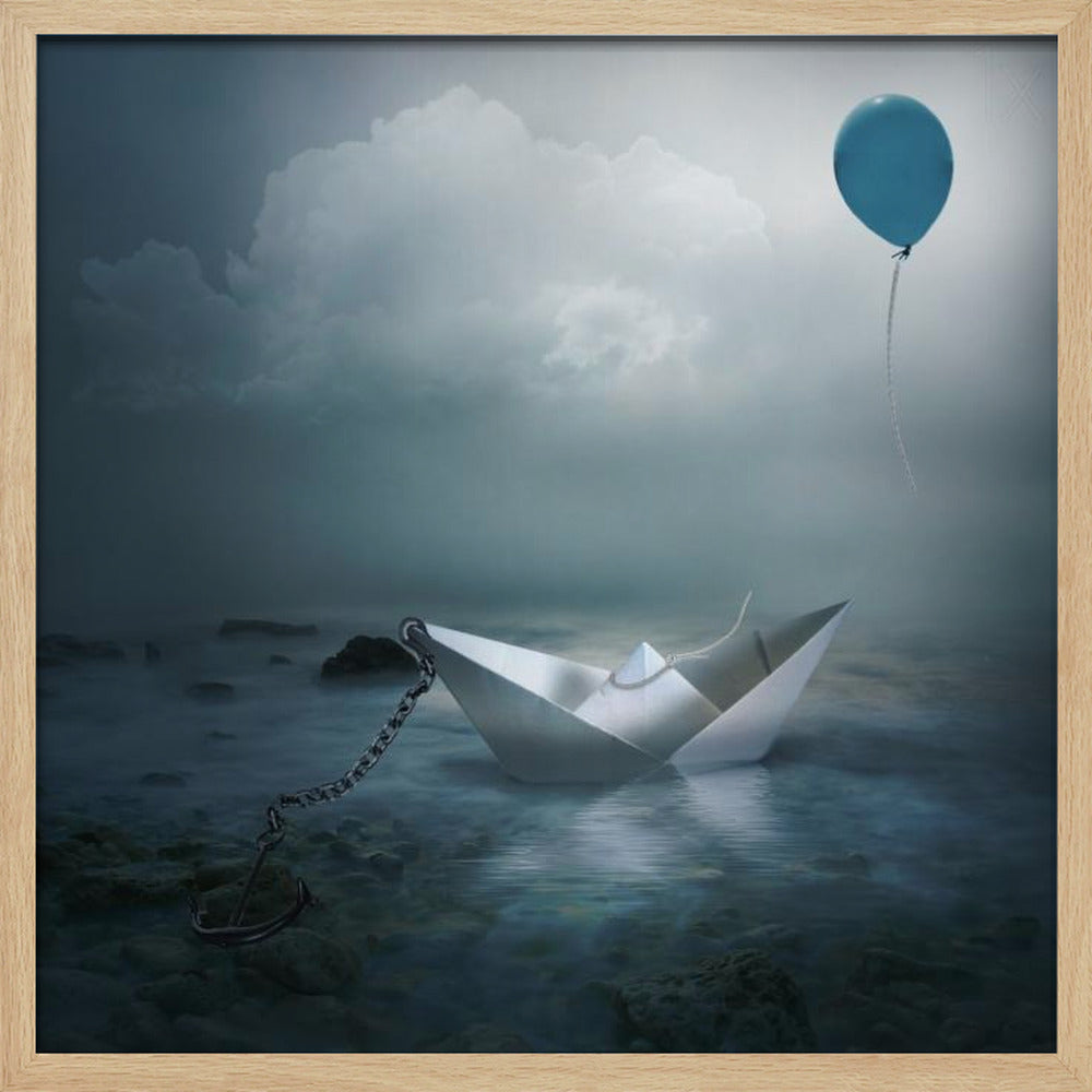 Without choice - Square Stretched Canvas, Poster or Fine Art Print I Heart Wall Art