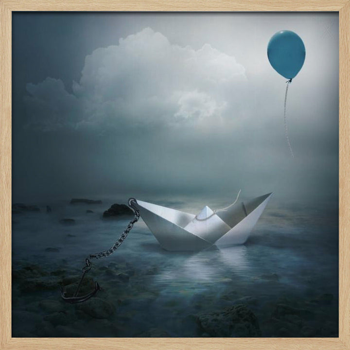 Without choice - Square Stretched Canvas, Poster or Fine Art Print I Heart Wall Art