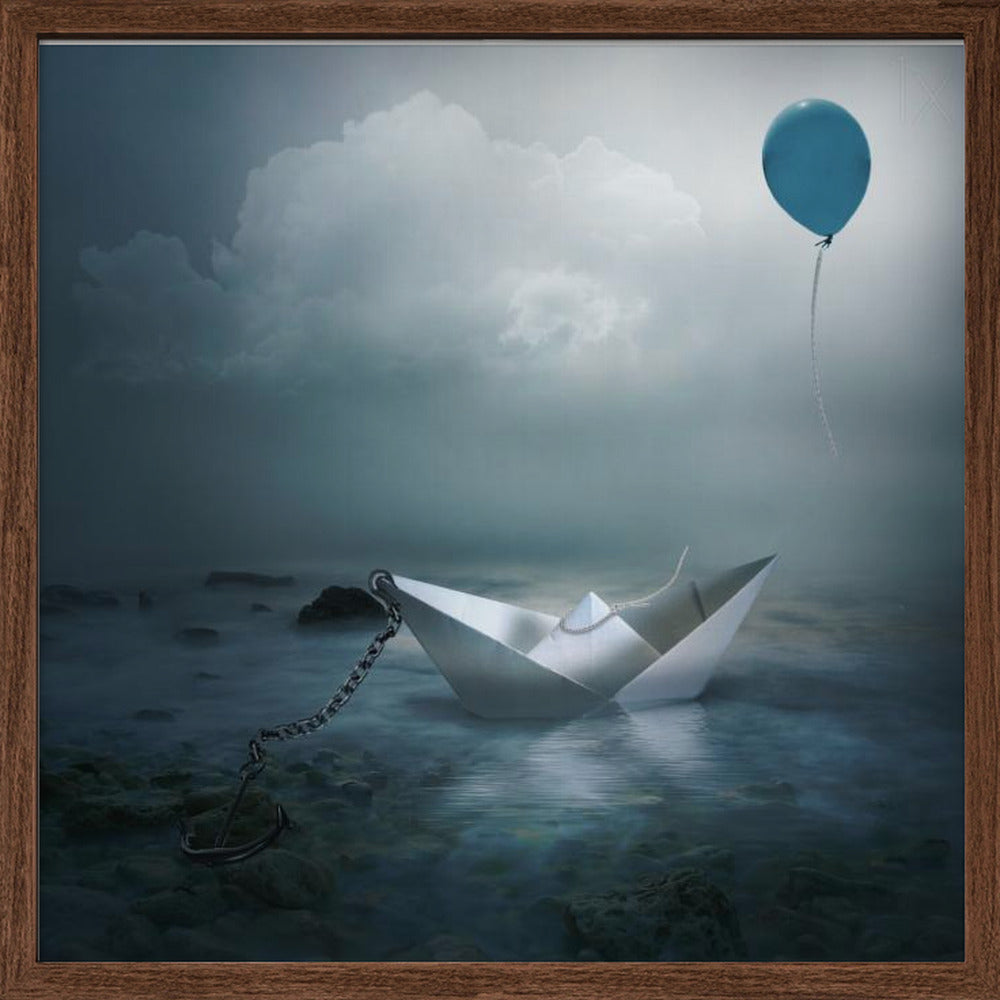 Without choice - Square Stretched Canvas, Poster or Fine Art Print I Heart Wall Art