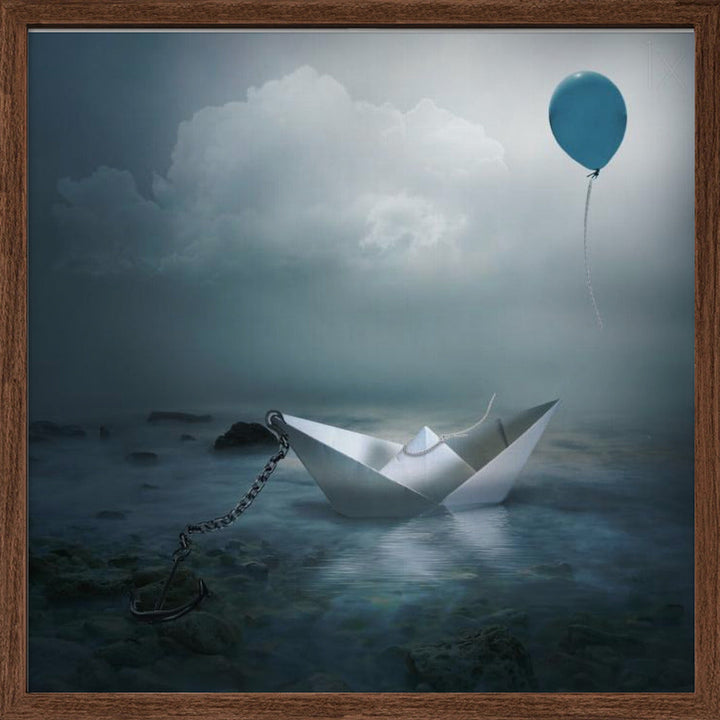 Without choice - Square Stretched Canvas, Poster or Fine Art Print I Heart Wall Art