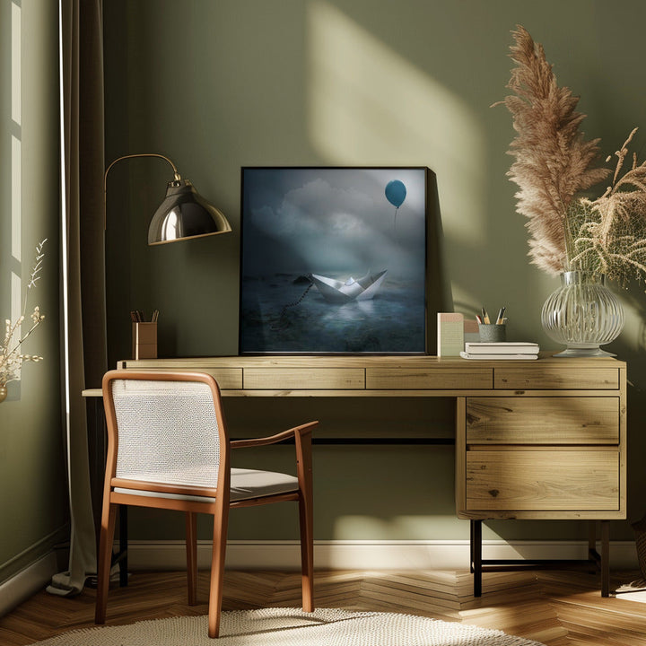 Without choice - Square Stretched Canvas, Poster or Fine Art Print I Heart Wall Art