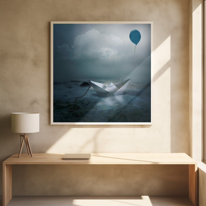Without choice - Square Stretched Canvas, Poster or Fine Art Print I Heart Wall Art
