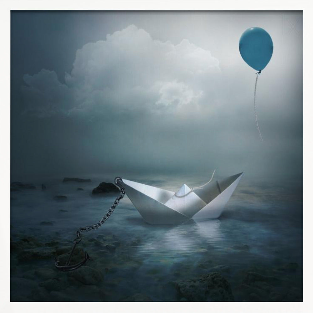 Without choice - Square Stretched Canvas, Poster or Fine Art Print I Heart Wall Art
