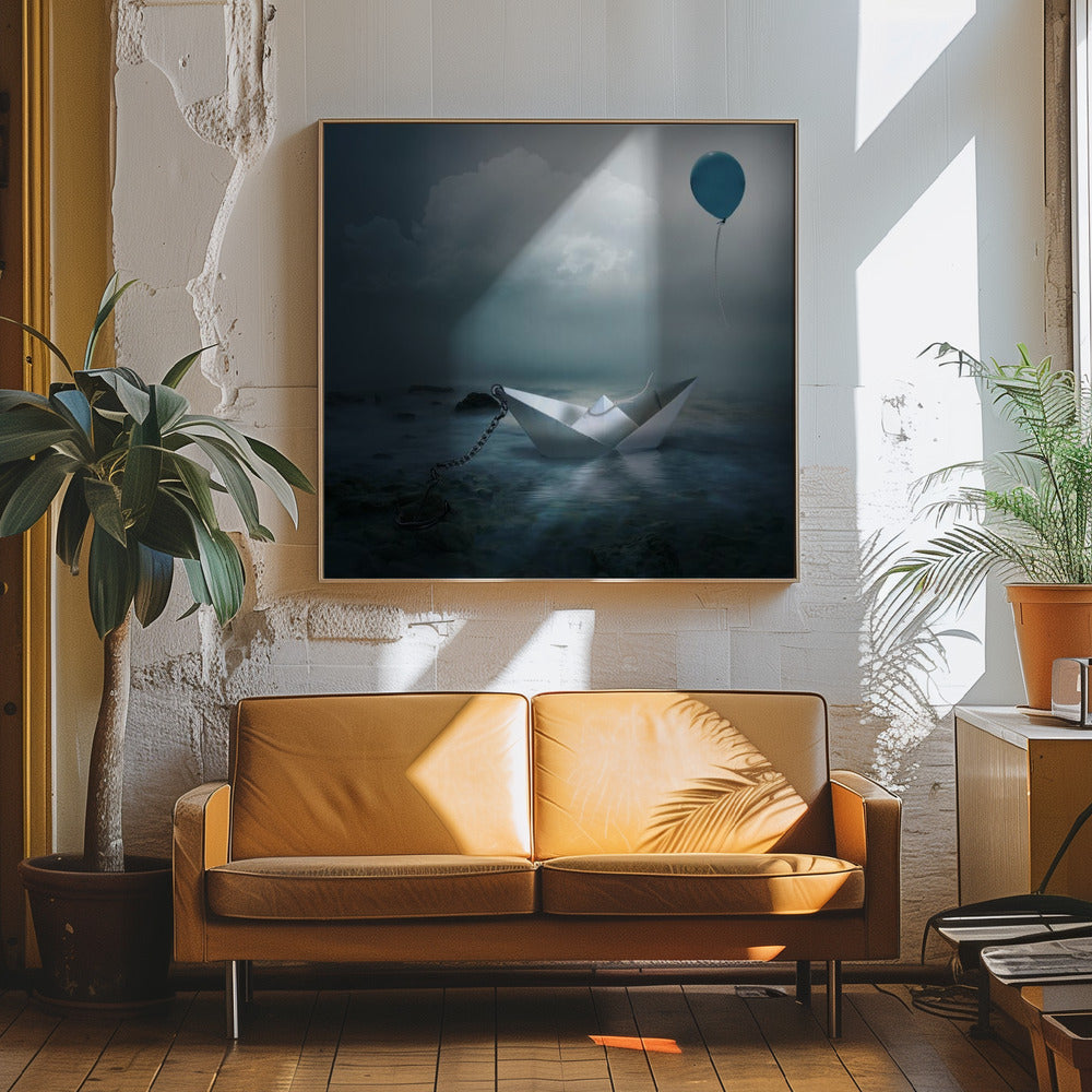 Without choice - Square Stretched Canvas, Poster or Fine Art Print I Heart Wall Art