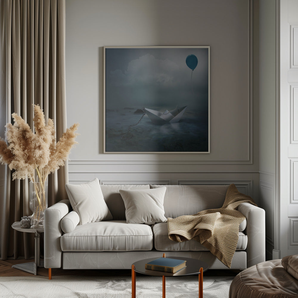 Without choice - Square Stretched Canvas, Poster or Fine Art Print I Heart Wall Art