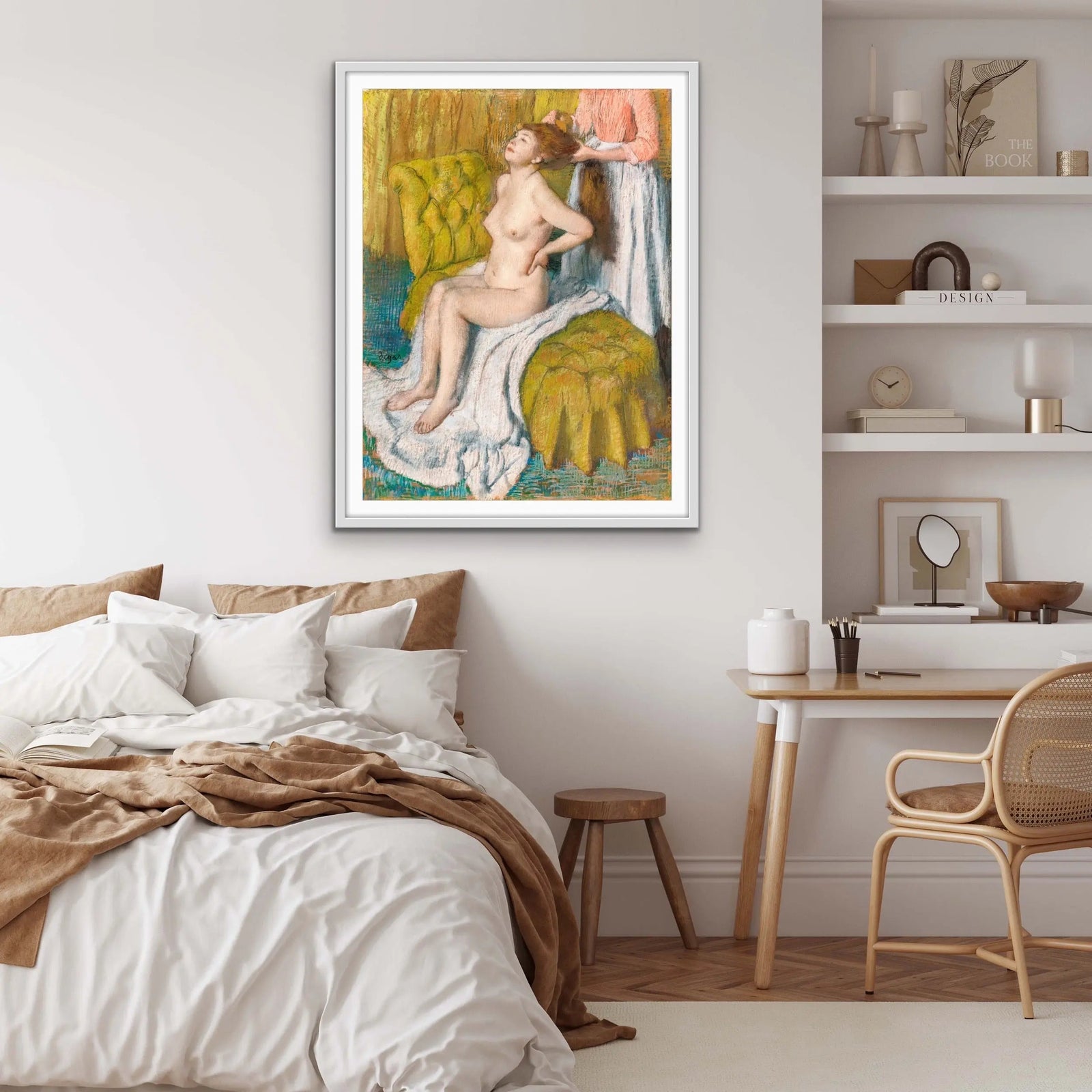 Woman Having Her Hair Combed by Edgar Degas - I Heart Wall Art