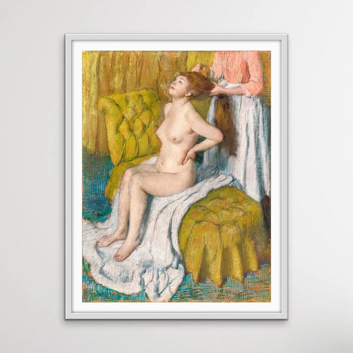 Woman Having Her Hair Combed by Edgar Degas - I Heart Wall Art