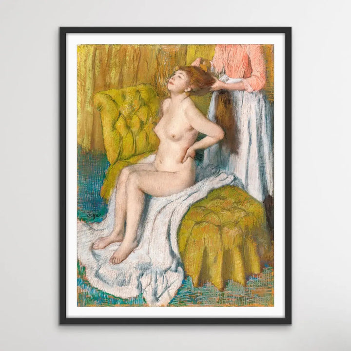 Woman Having Her Hair Combed by Edgar Degas - I Heart Wall Art