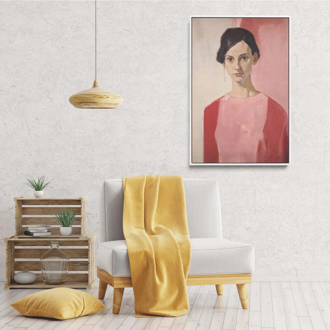 Woman In Red - Art Print or Stretched Canvas Wall Art I Heart Wall Art Australia