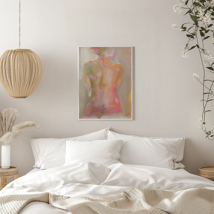 Woman S Back - Stretched Canvas, Poster or Fine Art Print I Heart Wall Art