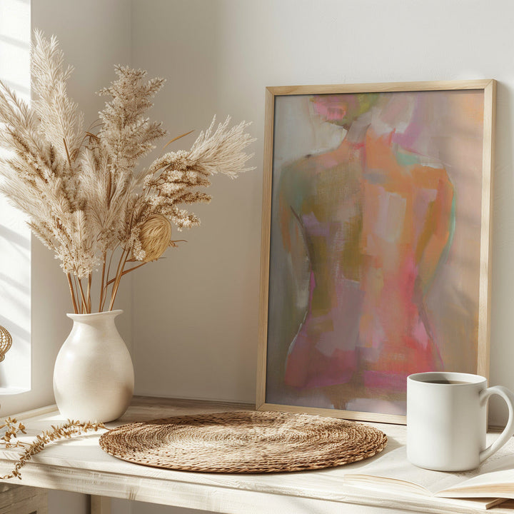 Woman S Back - Stretched Canvas, Poster or Fine Art Print I Heart Wall Art