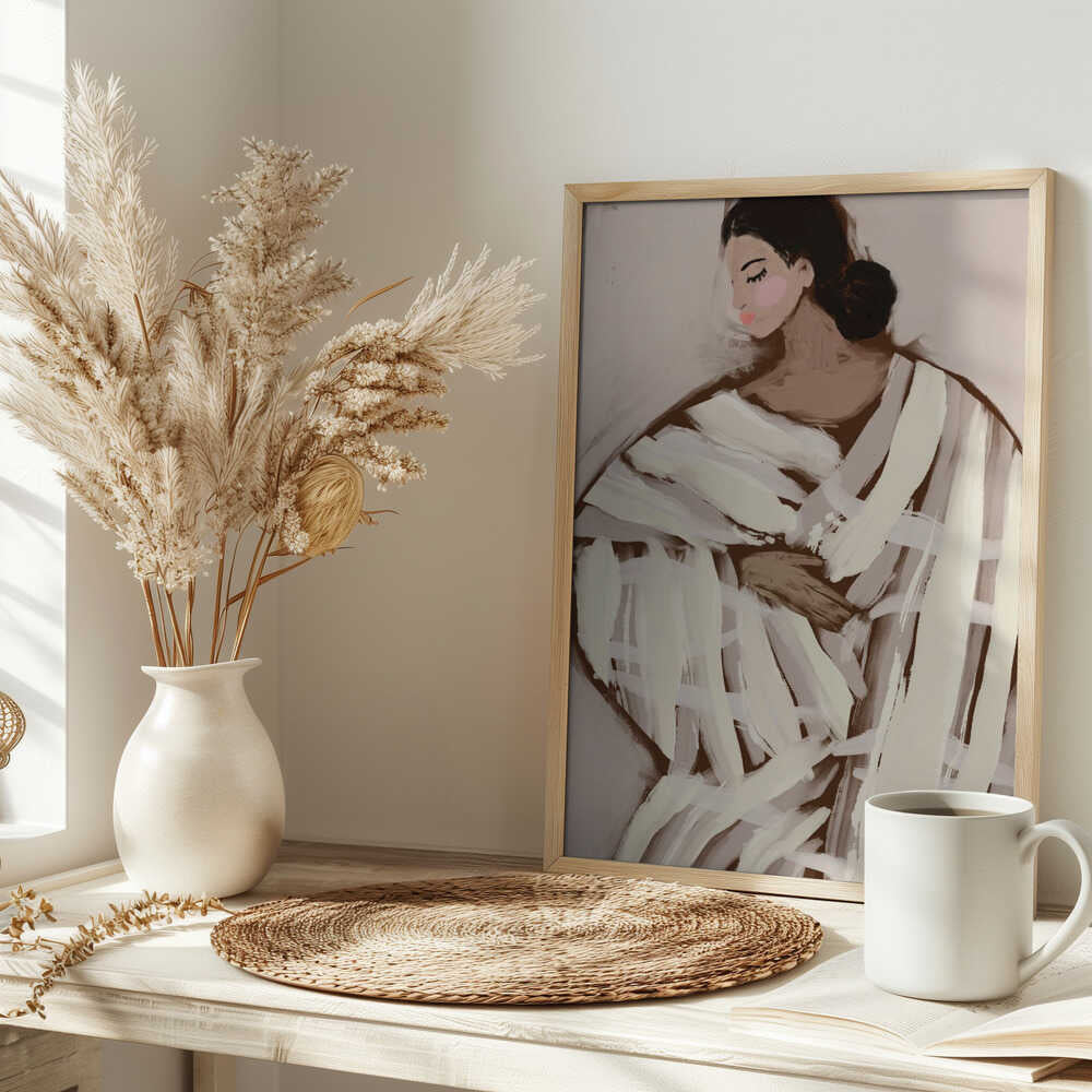 Wrapped Serenity - Stretched Canvas, Poster or Fine Art Print - I Heart Wall Art - Poster Print, Canvas Print or Framed Art Print