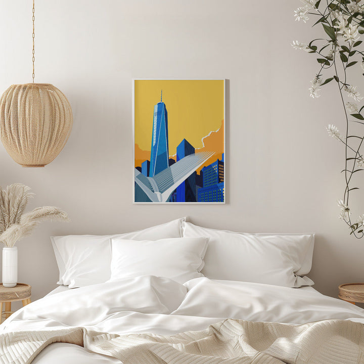 WTC &amp;amp; Oculus New York City - Stretched Canvas, Poster or Fine Art Print I Heart Wall Art