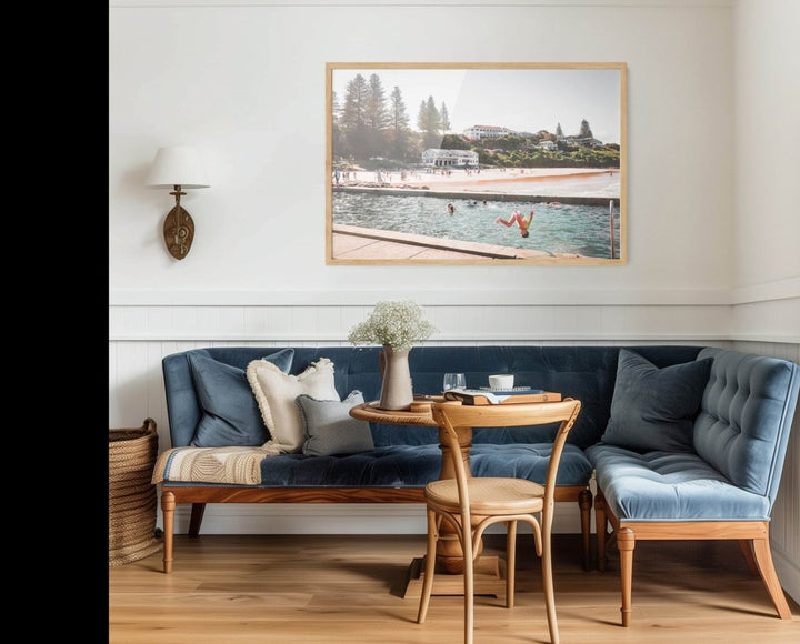 Yamba Ocean Pool - Photographic Art Print of Australian Beach Pool by Edwina Cameron - I Heart Wall Art - Poster Print, Canvas Print or Framed Art Print