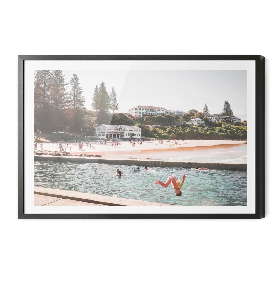 Yamba Ocean Pool - Photographic Art Print of Australian Beach Pool by Edwina Cameron - I Heart Wall Art - Poster Print, Canvas Print or Framed Art Print