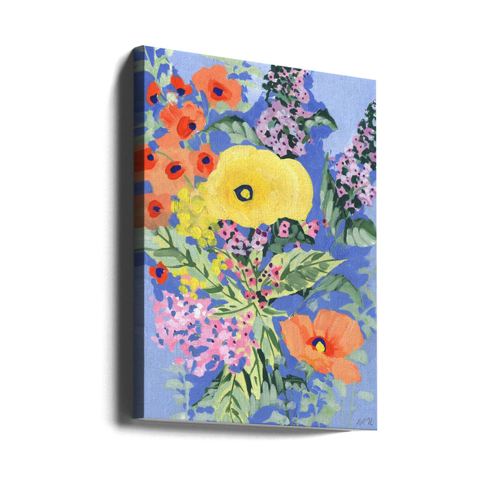 Yellow And Orange Poppies - Stretched Canvas, Poster or Fine Art Print I Heart Wall Art