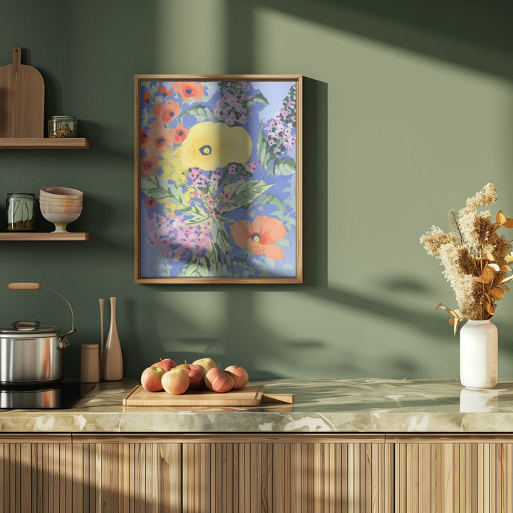 Yellow And Orange Poppies - Stretched Canvas, Poster or Fine Art Print I Heart Wall Art