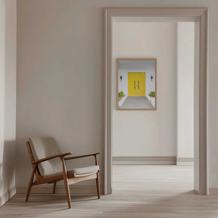 Yellow Doors in Palm Springs - Stretched Canvas, Poster or Fine Art Print - I Heart Wall Art - Poster Print, Canvas Print or Framed Art Print