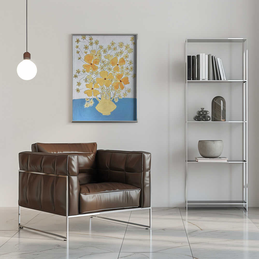 Yellow - Stretched Canvas, Poster or Fine Art Print - I Heart Wall Art - Poster Print, Canvas Print or Framed Art Print