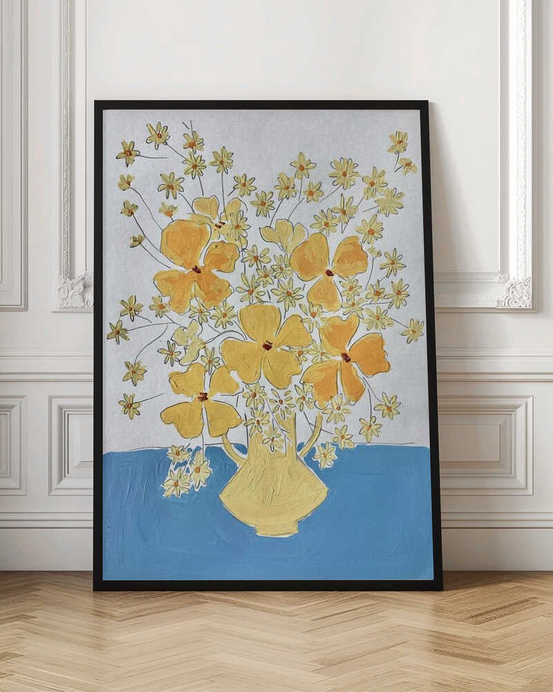 Yellow - Stretched Canvas, Poster or Fine Art Print - I Heart Wall Art - Poster Print, Canvas Print or Framed Art Print