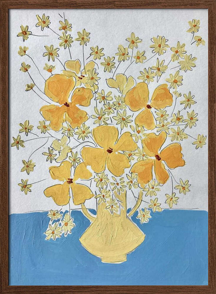 Yellow - Stretched Canvas, Poster or Fine Art Print - I Heart Wall Art - Poster Print, Canvas Print or Framed Art Print