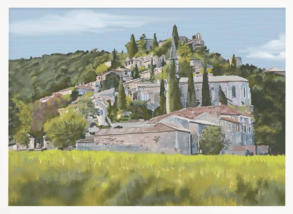 “Yes”, La Roque - Sur - Cèze’, France, 2024 - Stretched Canvas, Poster or Fine Art Print - I Heart Wall Art - Poster Print, Canvas Print or Framed Art Print