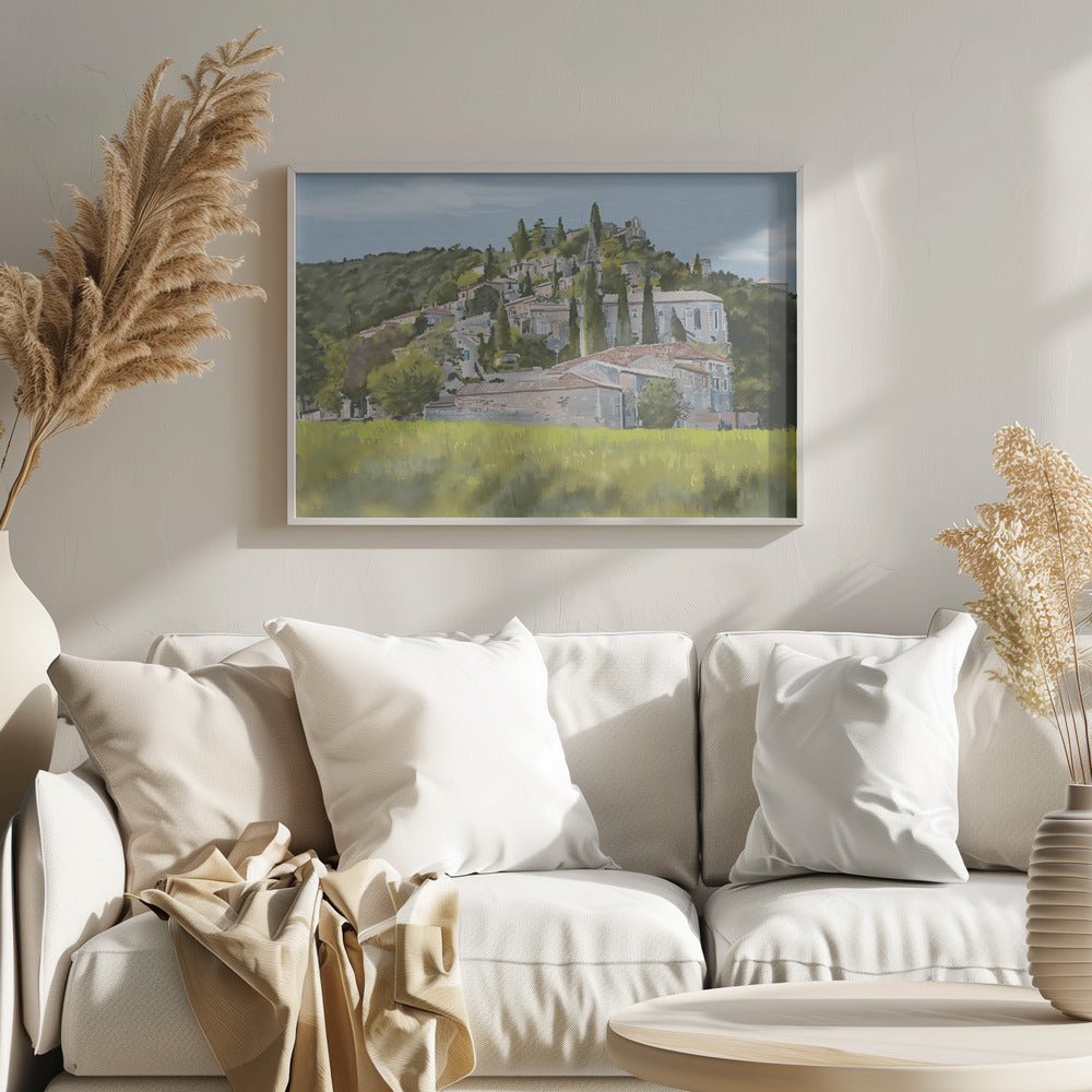 “Yes”, La Roque - Sur - Cèze’, France, 2024 - Stretched Canvas, Poster or Fine Art Print - I Heart Wall Art - Poster Print, Canvas Print or Framed Art Print