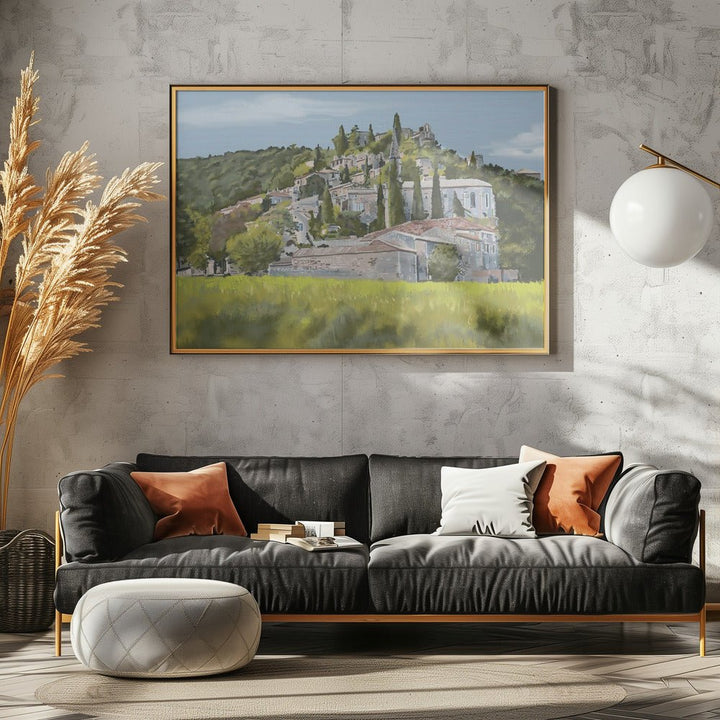 “Yes”, La Roque - Sur - Cèze’, France, 2024 - Stretched Canvas, Poster or Fine Art Print - I Heart Wall Art - Poster Print, Canvas Print or Framed Art Print