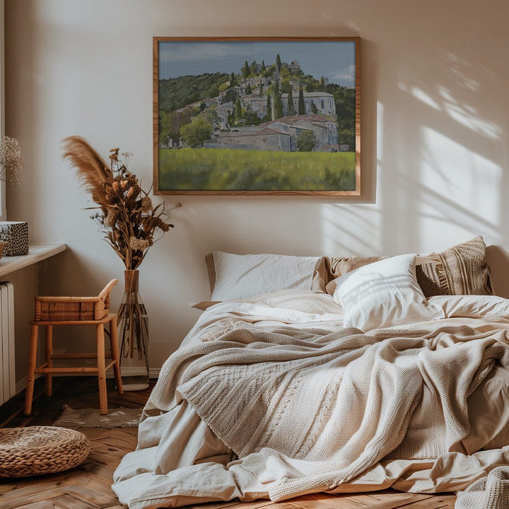 “Yes”, La Roque - Sur - Cèze’, France, 2024 - Stretched Canvas, Poster or Fine Art Print - I Heart Wall Art - Poster Print, Canvas Print or Framed Art Print