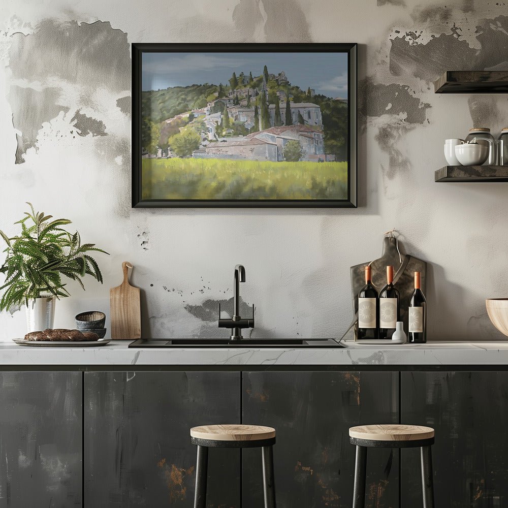 “Yes”, La Roque - Sur - Cèze’, France, 2024 - Stretched Canvas, Poster or Fine Art Print - I Heart Wall Art - Poster Print, Canvas Print or Framed Art Print