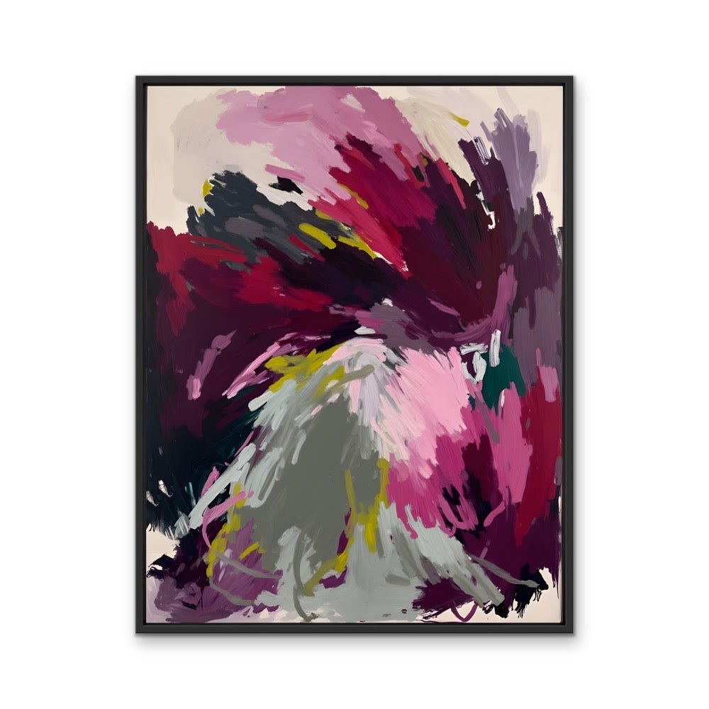 Yield - Colourful Abstract Artwork As Stretched Canvas Or Framed Fine Art Print - I Heart Wall Art - Poster Print, Canvas Print or Framed Art Print