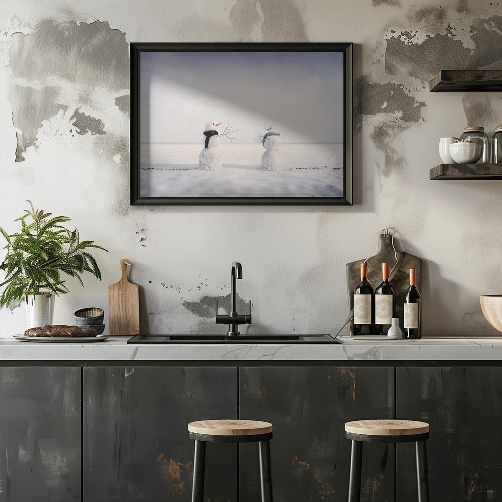 You and I - Stretched Canvas, Poster or Fine Art Print I Heart Wall Art