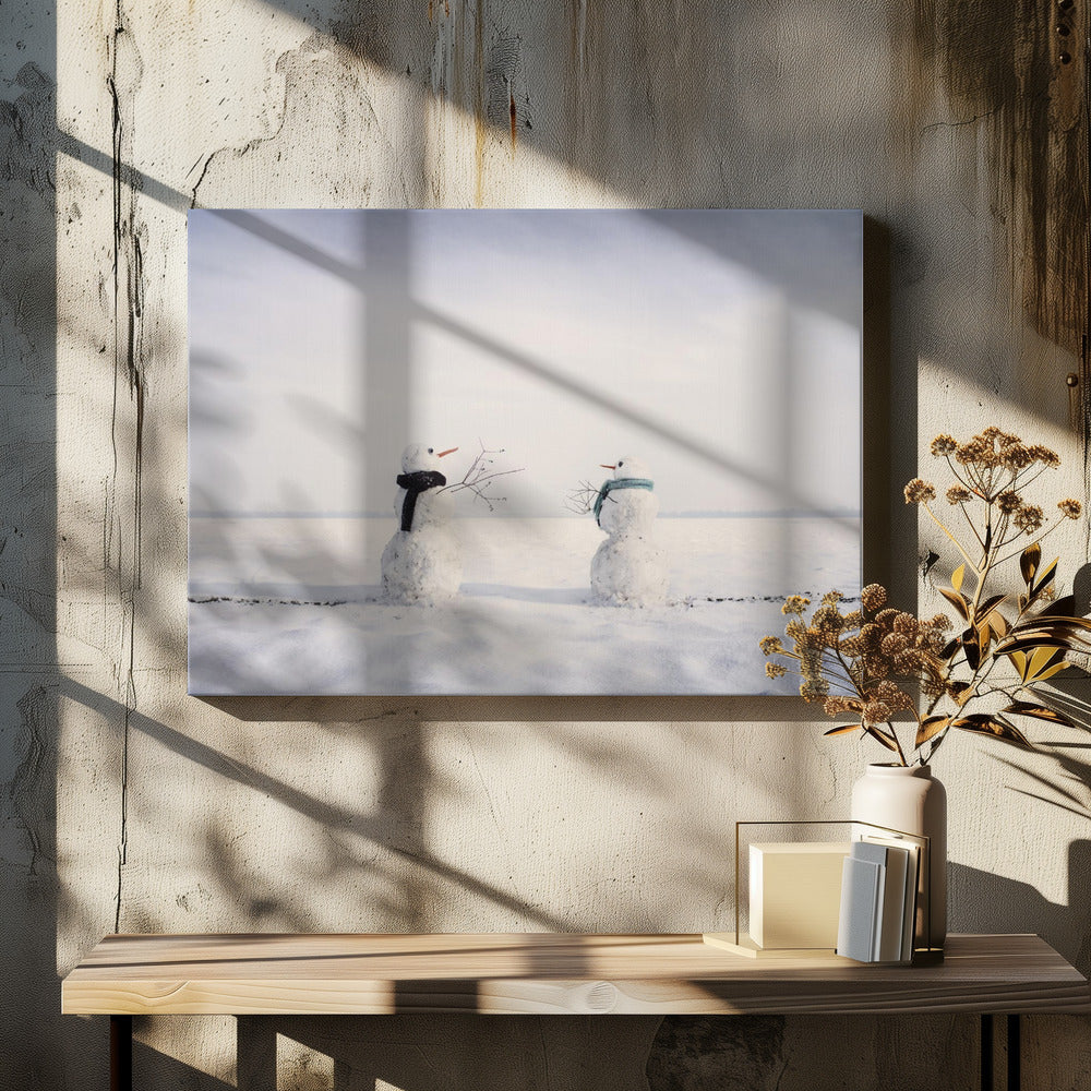 You and I - Stretched Canvas, Poster or Fine Art Print I Heart Wall Art