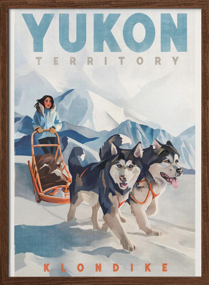 Yukon Poster 24x36 - Stretched Canvas, Poster or Fine Art Print I Heart Wall Art