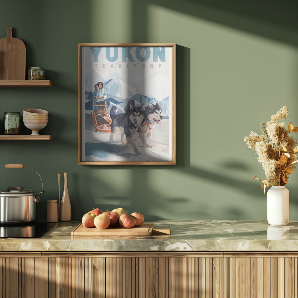 Yukon Poster 24x36 - Stretched Canvas, Poster or Fine Art Print I Heart Wall Art