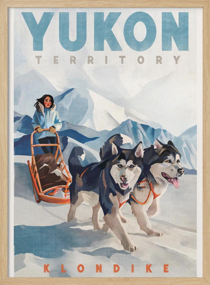Yukon Poster 24x36 - Stretched Canvas, Poster or Fine Art Print I Heart Wall Art