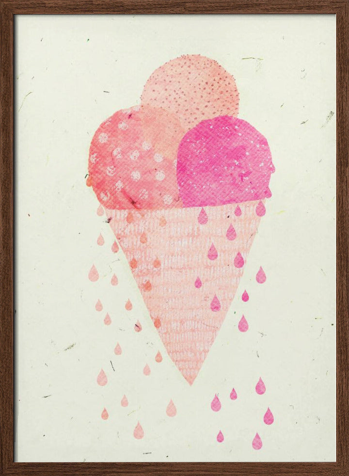 Yummy Ice - Stretched Canvas, Poster or Fine Art Print I Heart Wall Art