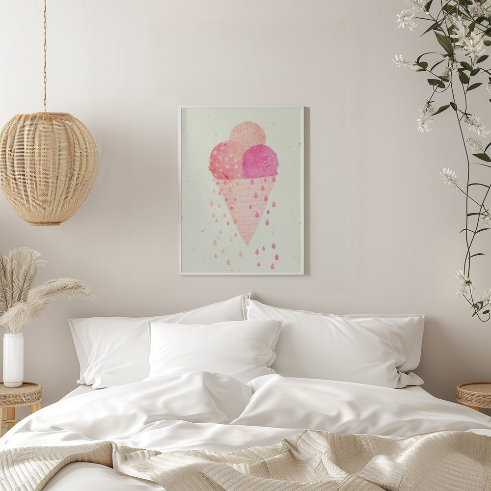 Yummy Ice - Stretched Canvas, Poster or Fine Art Print I Heart Wall Art