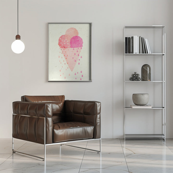 Yummy Ice - Stretched Canvas, Poster or Fine Art Print I Heart Wall Art