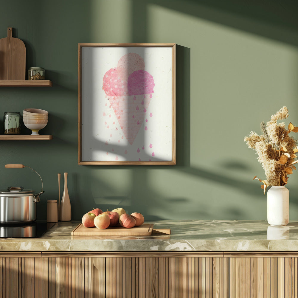 Yummy Ice - Stretched Canvas, Poster or Fine Art Print I Heart Wall Art